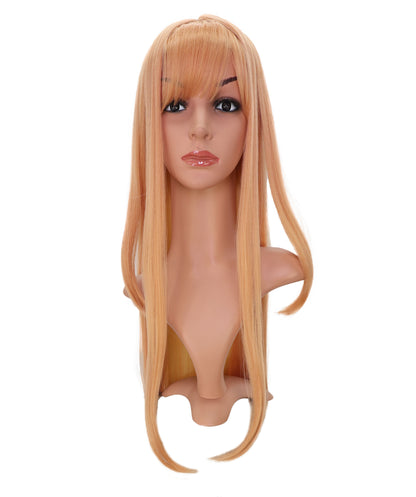 Wigs2you C-155 ジンジャーブロンド 47.5インチロングウィッグ – 耐熱性合成毛、アニメやコスプレに最適