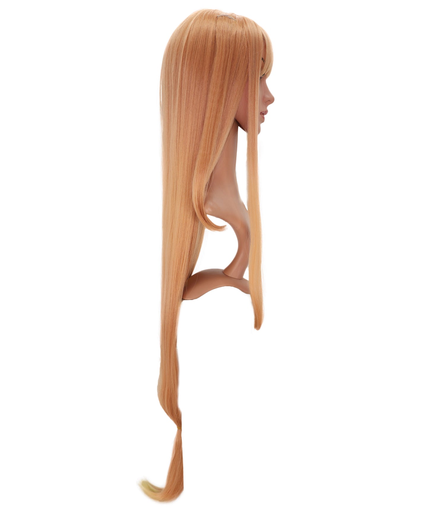 Wigs2you C-155 ジンジャーブロンド 47.5インチロングウィッグ – 耐熱性合成毛、アニメやコスプレに最適