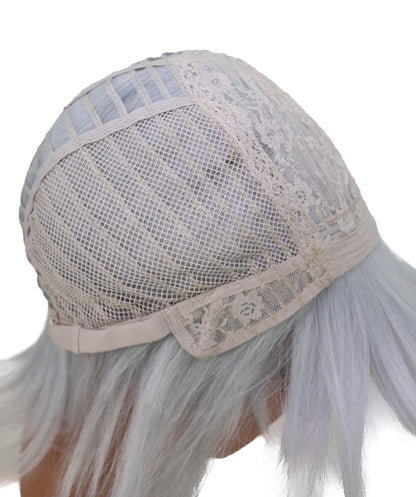 Wigs2you C-156 グレーとピンクの45.5インチストレートウィッグ – 耐熱性合成毛、アニメ、コスプレ、テーマ衣装に最適