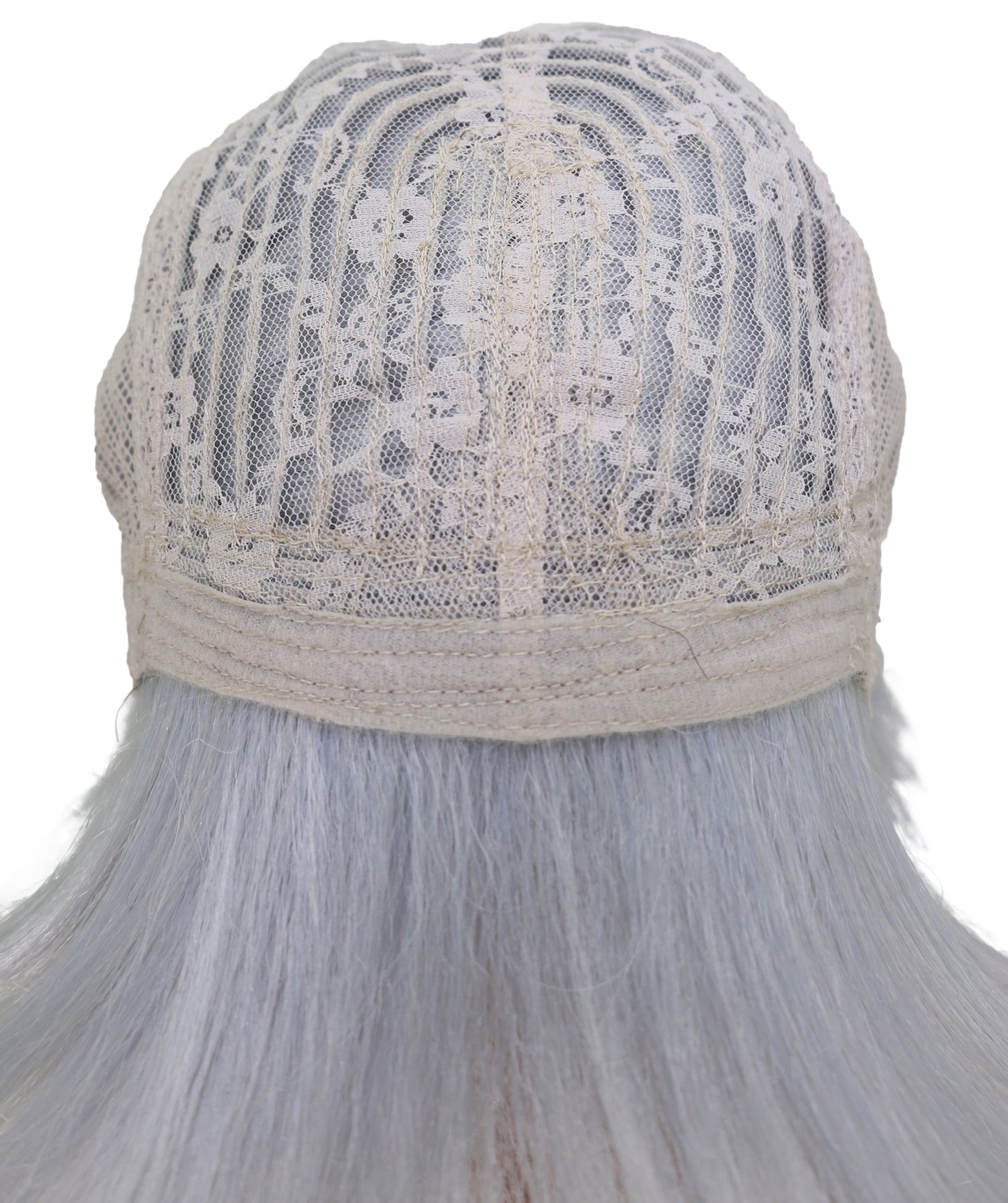 Wigs2you C-156 グレーとピンクの45.5インチストレートウィッグ – 耐熱性合成毛、アニメ、コスプレ、テーマ衣装に最適