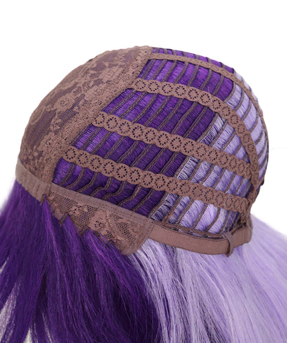 Wigs2you C-157 紫色の15インチストレートコスプレウィッグ　耐熱性合成毛　アニメやテーマコスチュームに最適