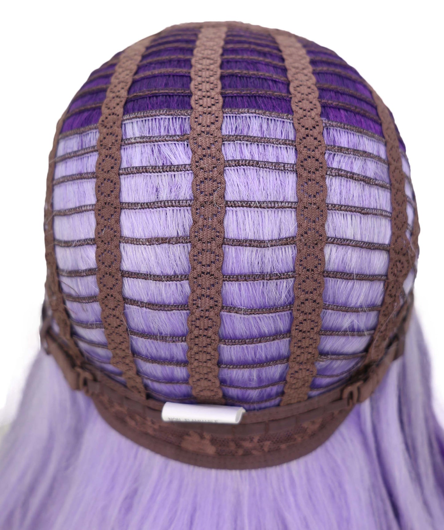 Wigs2you C-157 紫色の15インチストレートコスプレウィッグ　耐熱性合成毛　アニメやテーマコスチュームに最適