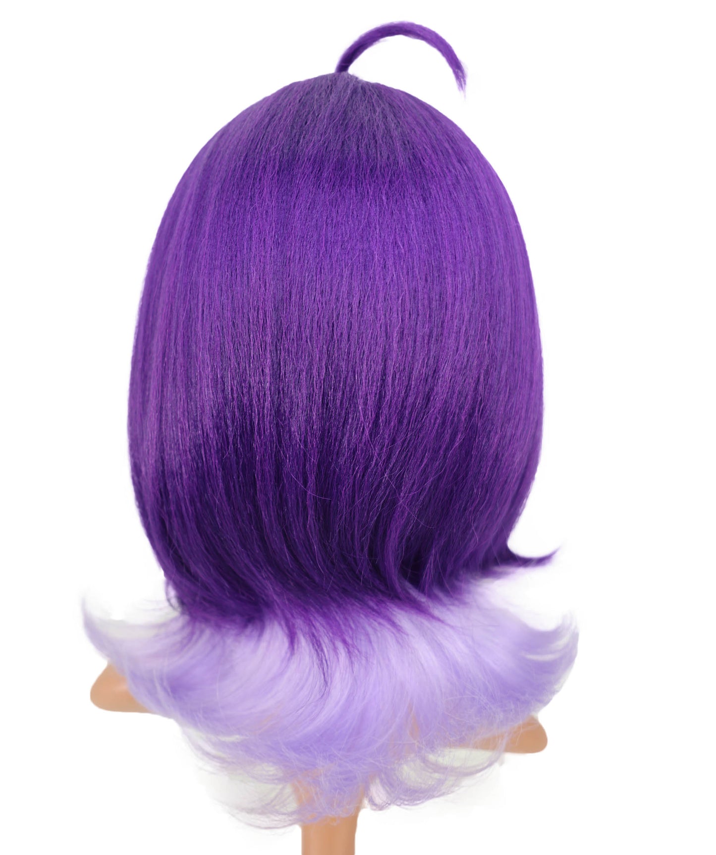 Wigs2you C-157 紫色の15インチストレートコスプレウィッグ　耐熱性合成毛　アニメやテーマコスチュームに最適
