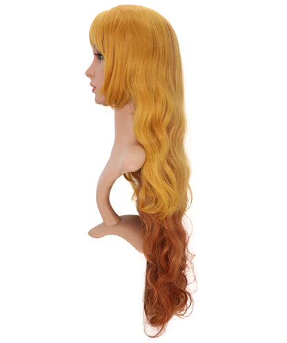 Wigs2you C-159 コスプレウィッグ ロングカール フルウィッグ ゴールデンブラウン 耐熱ファイバー 自然な巻き髪 仮装 イベント パーティー 女性用