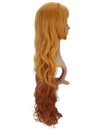Wigs2you C-159 コスプレウィッグ ロングカール フルウィッグ ゴールデンブラウン 耐熱ファイバー 自然な巻き髪 仮装 イベント パーティー 女性用