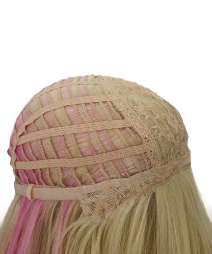 Wigs2you C-160 ロングブロンドコスプレウィッグ – 耐熱合成毛（女性用）