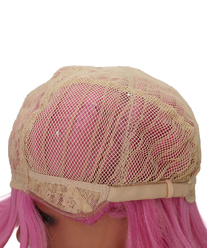 Wigs2you C-161 ピンクのコスプレウィッグ – 耐熱性合成毛（女性用）