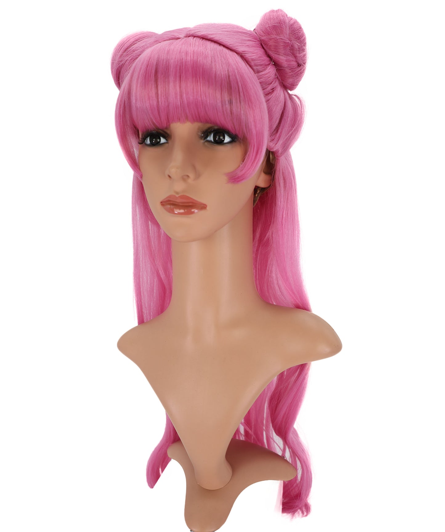 Wigs2you C-161 ピンクのコスプレウィッグ – 耐熱性合成毛（女性用）