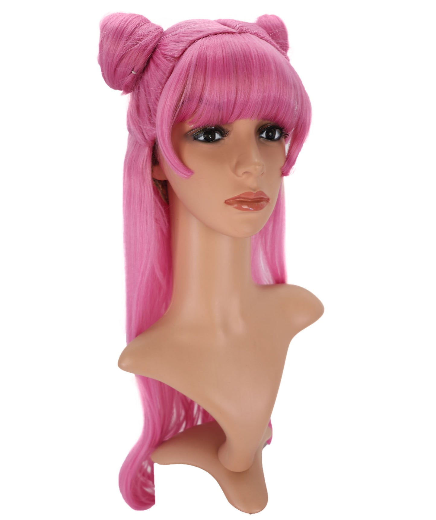 Wigs2you C-161 ピンクのコスプレウィッグ – 耐熱性合成毛（女性用）