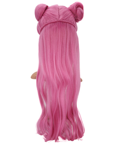 Wigs2you C-161 ピンクのコスプレウィッグ – 耐熱性合成毛（女性用）
