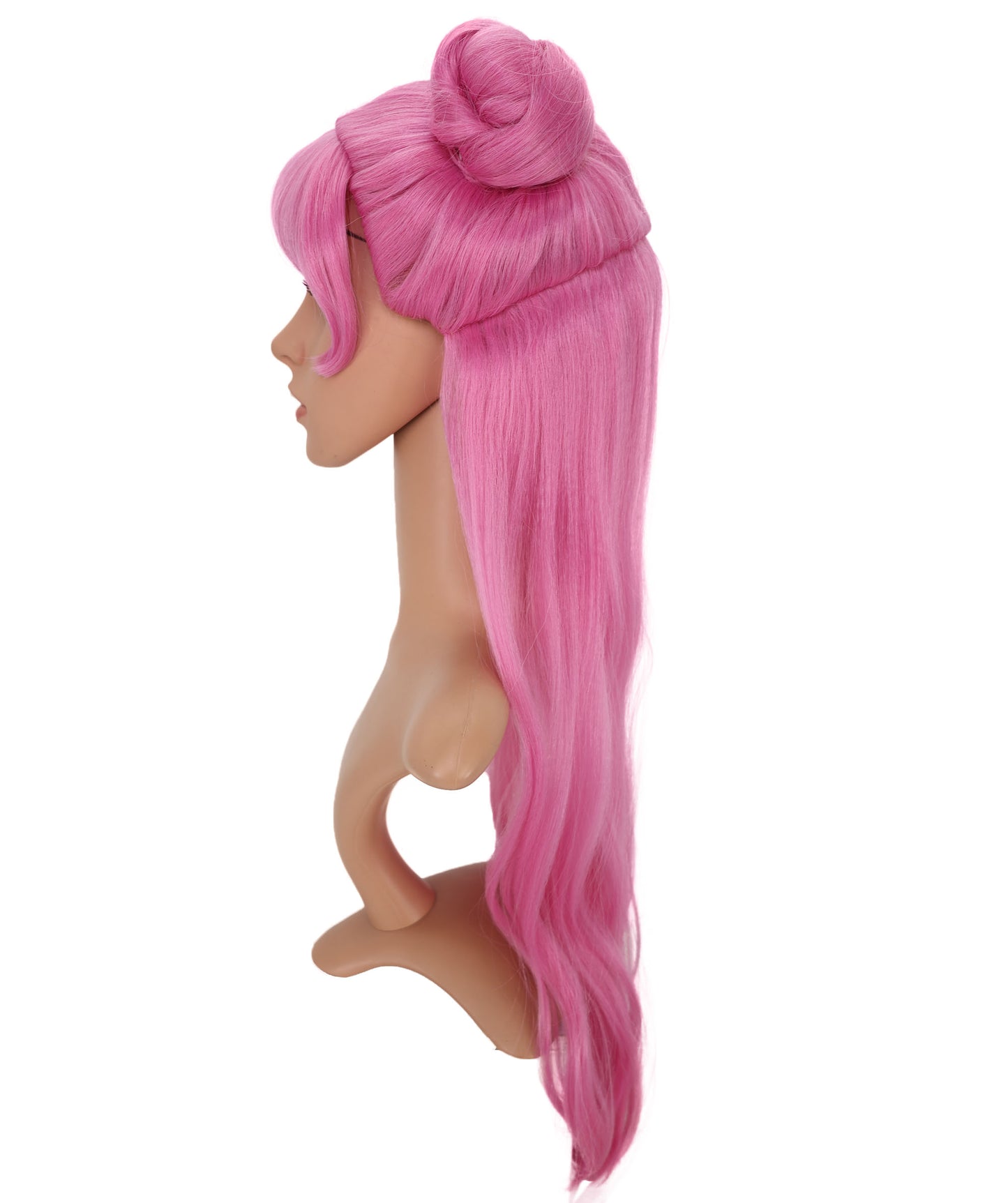 Wigs2you C-161 ピンクのコスプレウィッグ – 耐熱性合成毛（女性用）