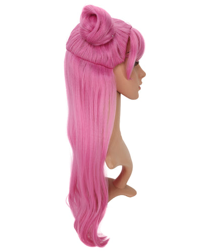 Wigs2you C-161 ピンクのコスプレウィッグ – 耐熱性合成毛（女性用）