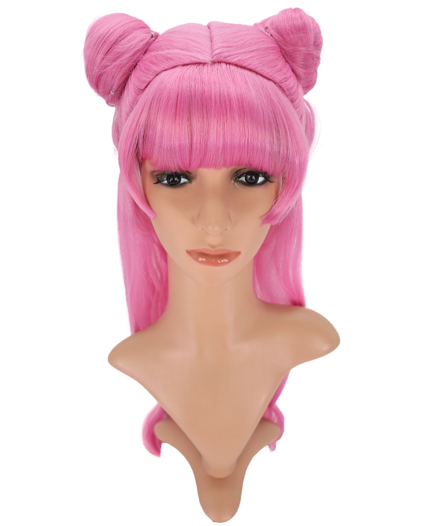 Wigs2you C-161 ピンクのコスプレウィッグ – 耐熱性合成毛（女性用）