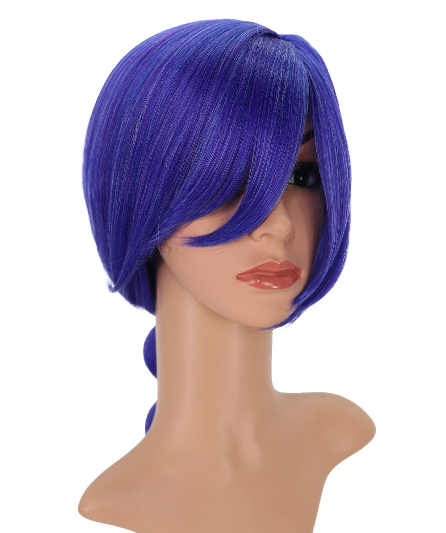Wigs2you C-162 ダークブルーのアニメコスプレウィッグ – 耐熱合成毛