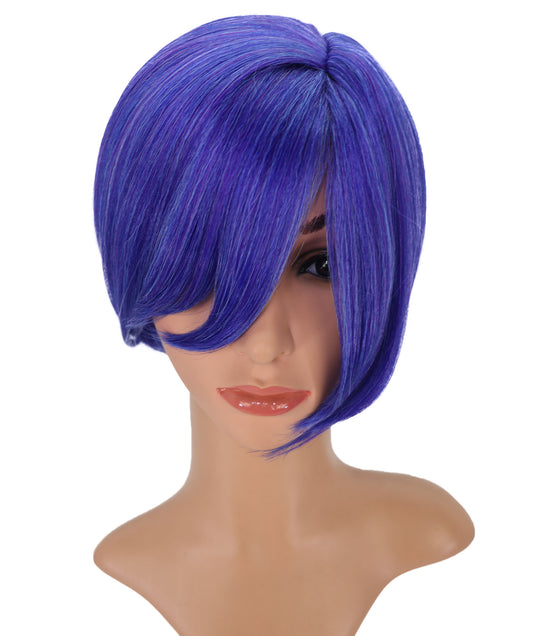 Wigs2you C-162 ダークブルーのアニメコスプレウィッグ – 耐熱合成毛