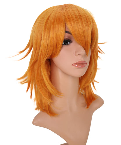 Wigs2you C-163 男性用パンプキンオレンジコスプレウィッグ – 耐熱合成毛