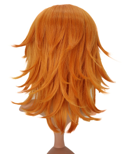 Wigs2you C-163 男性用パンプキンオレンジコスプレウィッグ – 耐熱合成毛