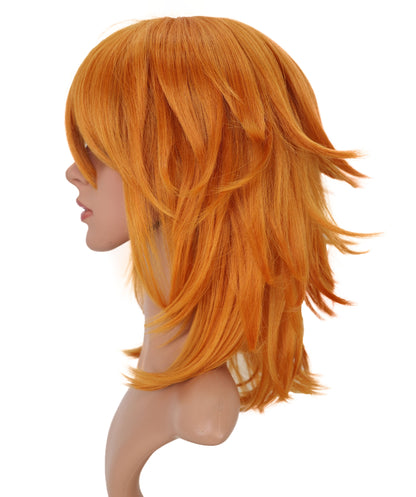 Wigs2you C-163 男性用パンプキンオレンジコスプレウィッグ – 耐熱合成毛
