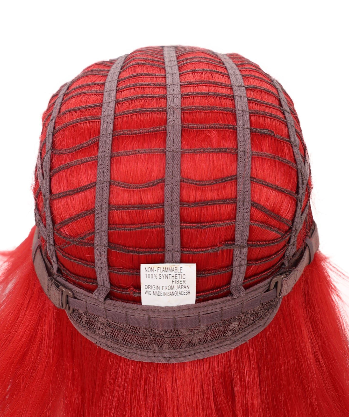 Wigs2you C-164 女性用レッドコスプレウィッグ – 耐熱合成毛