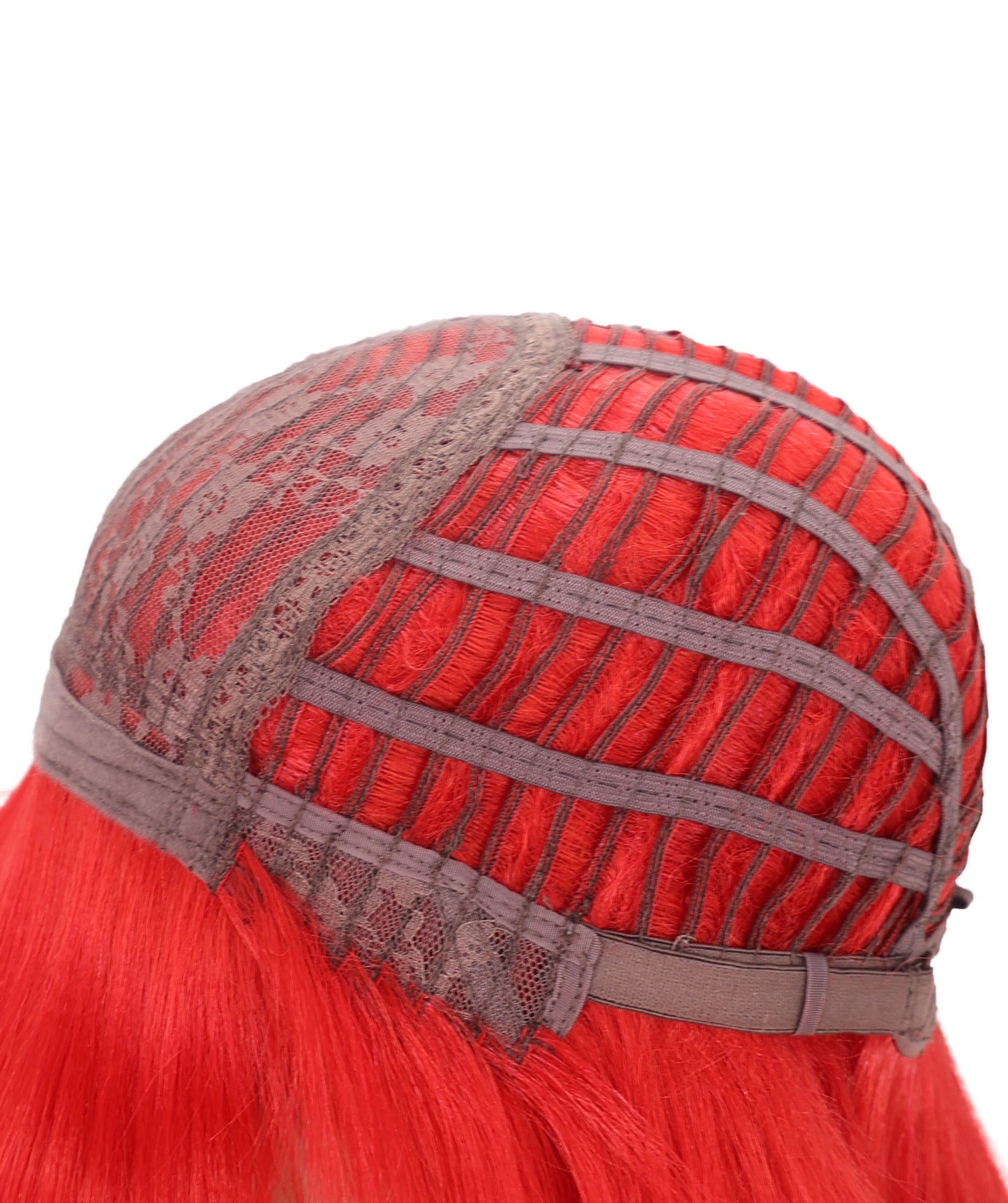 Wigs2you C-164 女性用レッドコスプレウィッグ – 耐熱合成毛