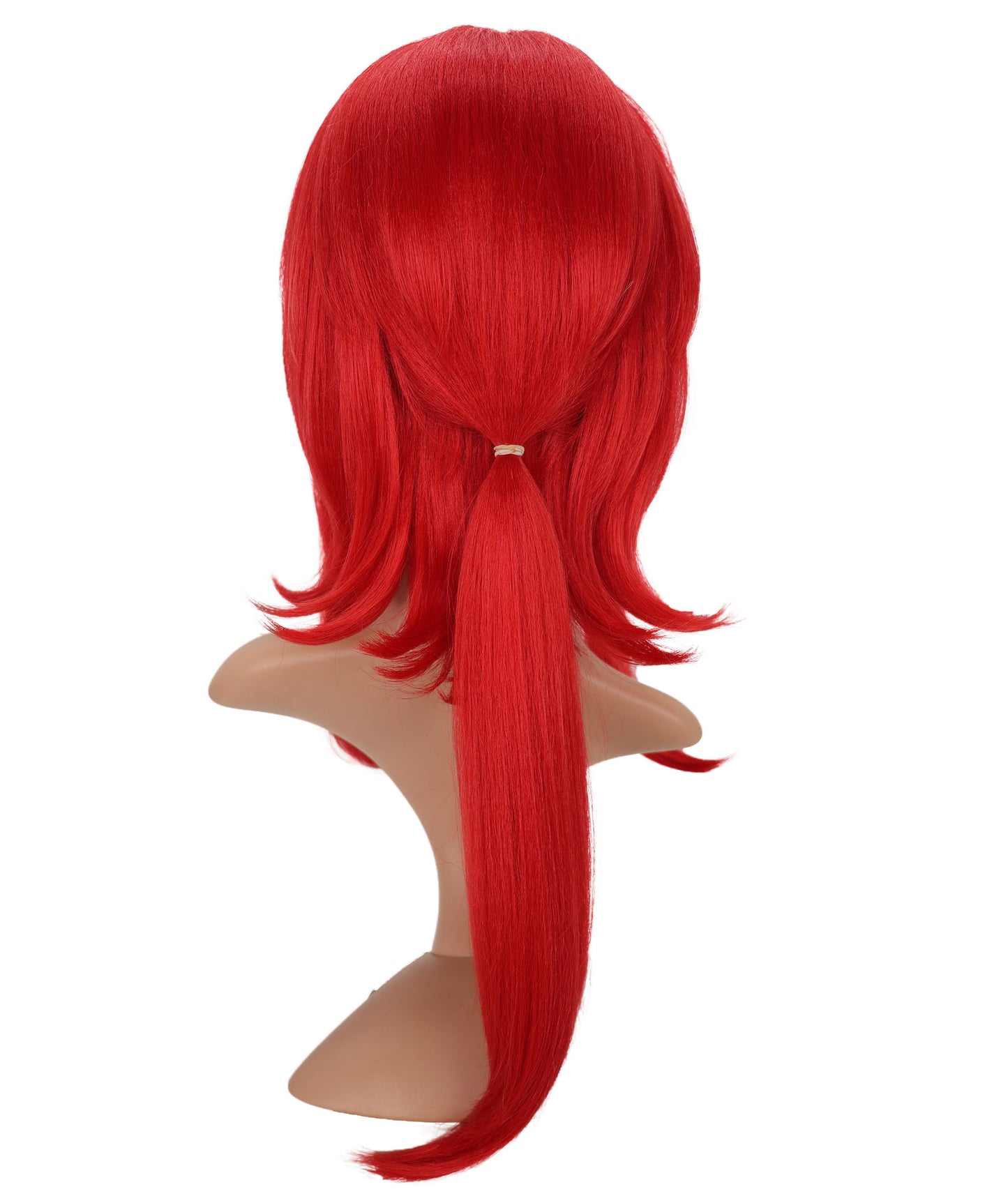 Wigs2you C-164 女性用レッドコスプレウィッグ – 耐熱合成毛