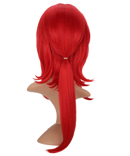 Wigs2you C-164 女性用レッドコスプレウィッグ – 耐熱合成毛