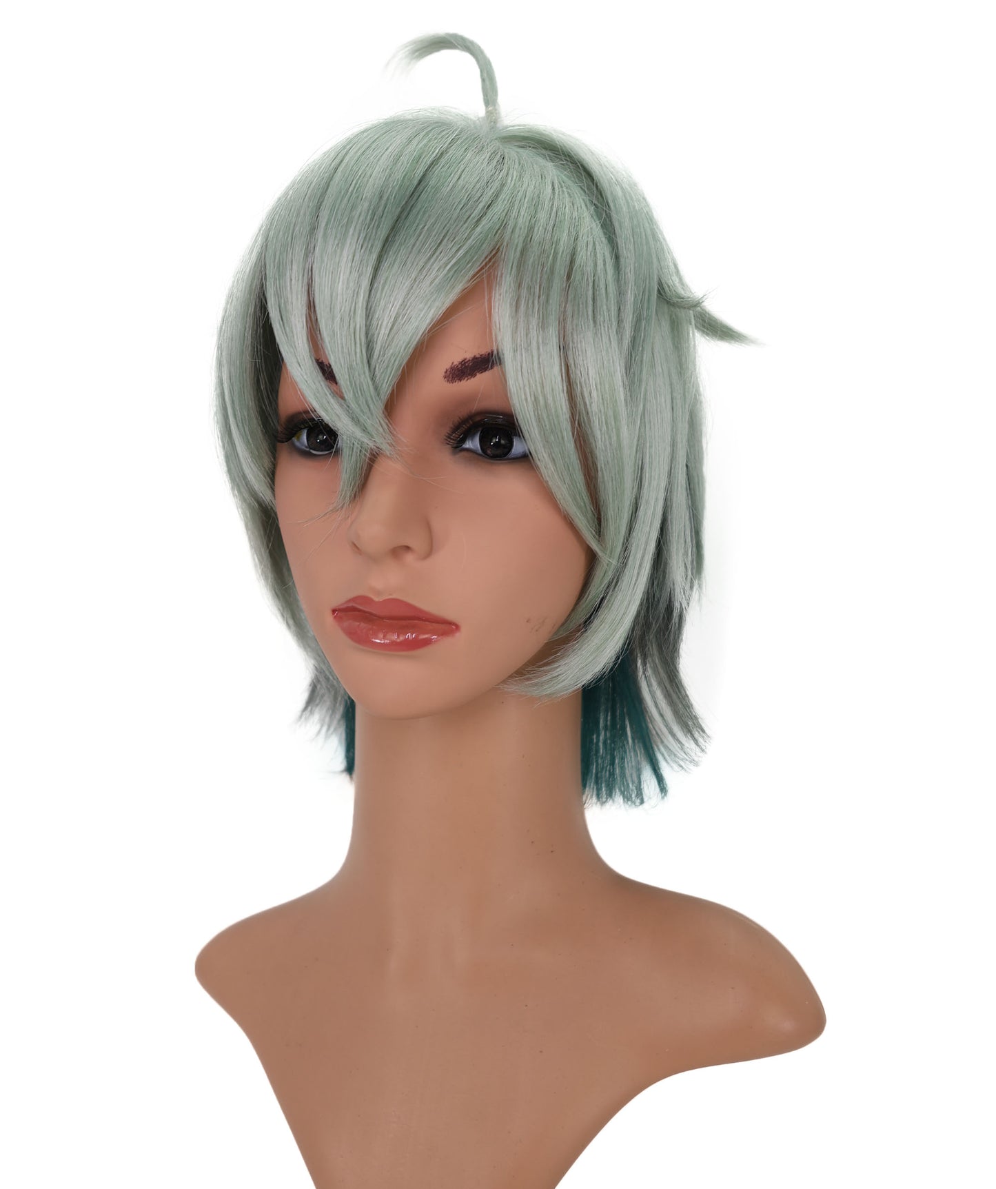 Wigs2you C-165 アッシュブルーのコスプレウィッグ – 耐熱性合成毛（女性用）