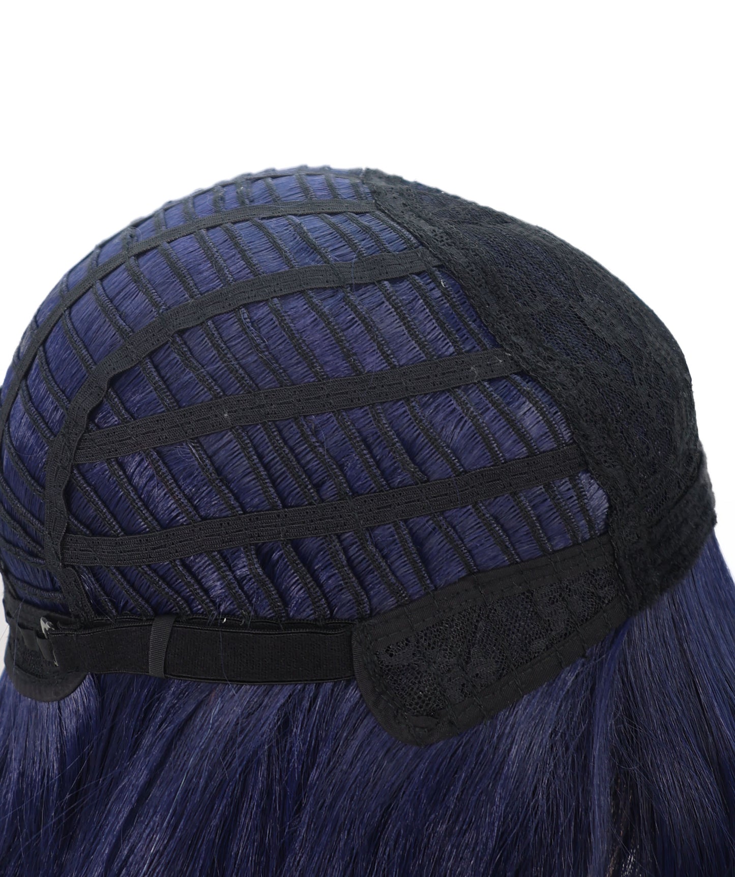Wigs2you C-166 ネイビーブルー＆シアンの女性用コスプレウィッグ – 耐熱合成繊維