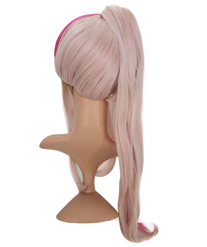 Wigs2you C-167 サイドポニーテール付きロングストレートウィッグ　劇場、ハロウィン、コスプレイベントに最適