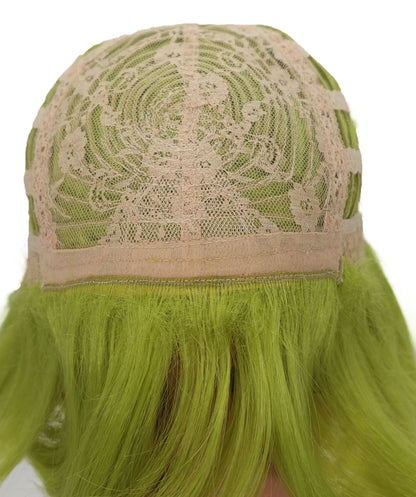 Wigs2you C-168 女性用ショートピクシーウィッグ レモングリーンスタイル 劇場、ハロウィン、コスプレ衣装イベント用