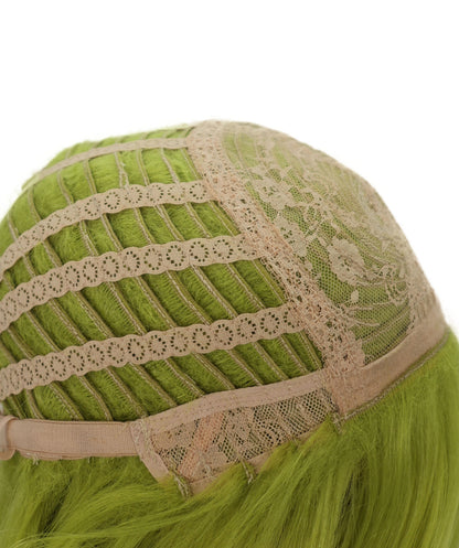 Wigs2you C-168 女性用ショートピクシーウィッグ レモングリーンスタイル 劇場、ハロウィン、コスプレ衣装イベント用