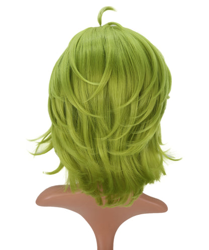 Wigs2you C-168 女性用ショートピクシーウィッグ レモングリーンスタイル 劇場、ハロウィン、コスプレ衣装イベント用