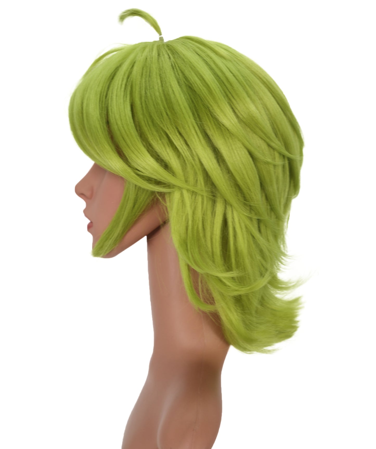Wigs2you C-168 女性用ショートピクシーウィッグ レモングリーンスタイル 劇場、ハロウィン、コスプレ衣装イベント用
