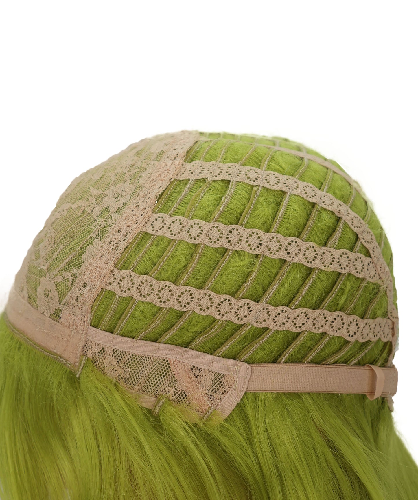 Wigs2you C-168 女性用ショートピクシーウィッグ レモングリーンスタイル 劇場、ハロウィン、コスプレ衣装イベント用