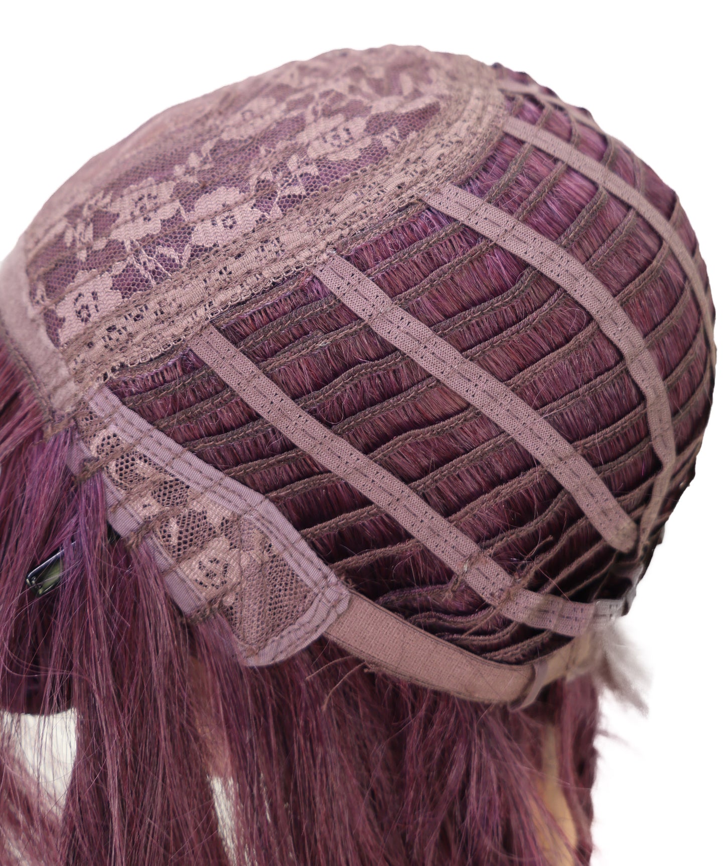 Wigs2you C-169 コスプレウィッグ レディース バーガンディ ロング 35.5インチ フルウィッグ 耐熱ファイバー キャップレス 自然なストレート ハロウィン 仮装 イベント パーティー アニメ風