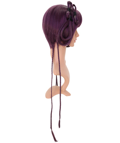 Wigs2you C-169 コスプレウィッグ レディース バーガンディ ロング 35.5インチ フルウィッグ 耐熱ファイバー キャップレス 自然なストレート ハロウィン 仮装 イベント パーティー アニメ風