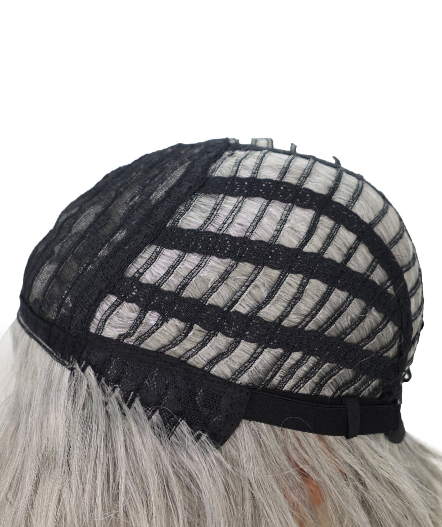 Wigs2you C-170 コスプレウィッグ レディース ホワイトグレー ショート 13インチ フルウィッグ 耐熱ファイバー アニメ風 前髪付き スタンダードキャップ ハロウィン 仮装 イベント パーティー