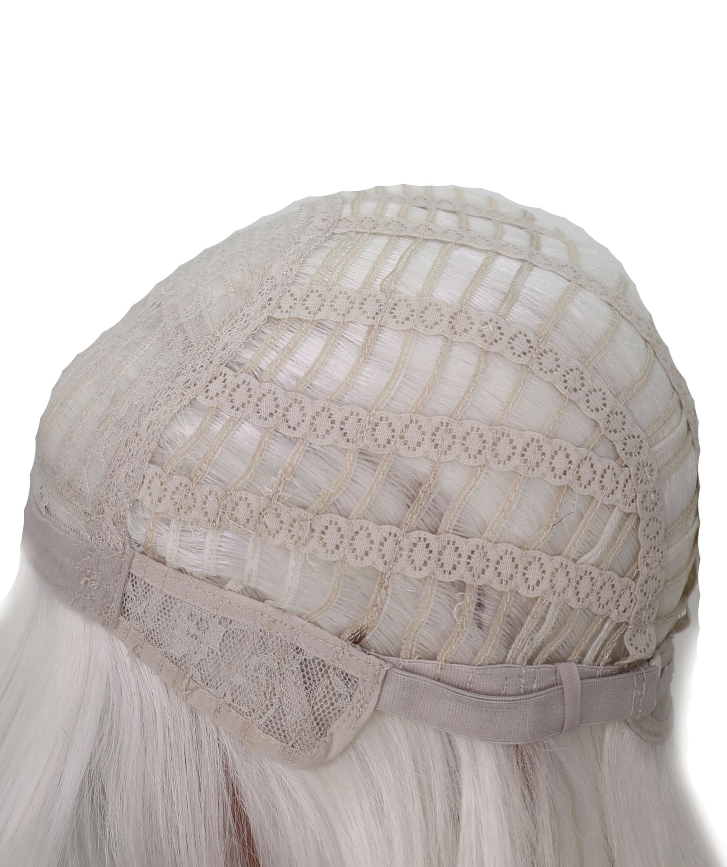 Wigs2you C-173 コスプレウィッグ レディース ホワイト ロング ストレート 43.5インチ フルウィッグ 耐熱ファイバー スーパーロング アニメ風 ハロウィン 仮装 イベント パーティー