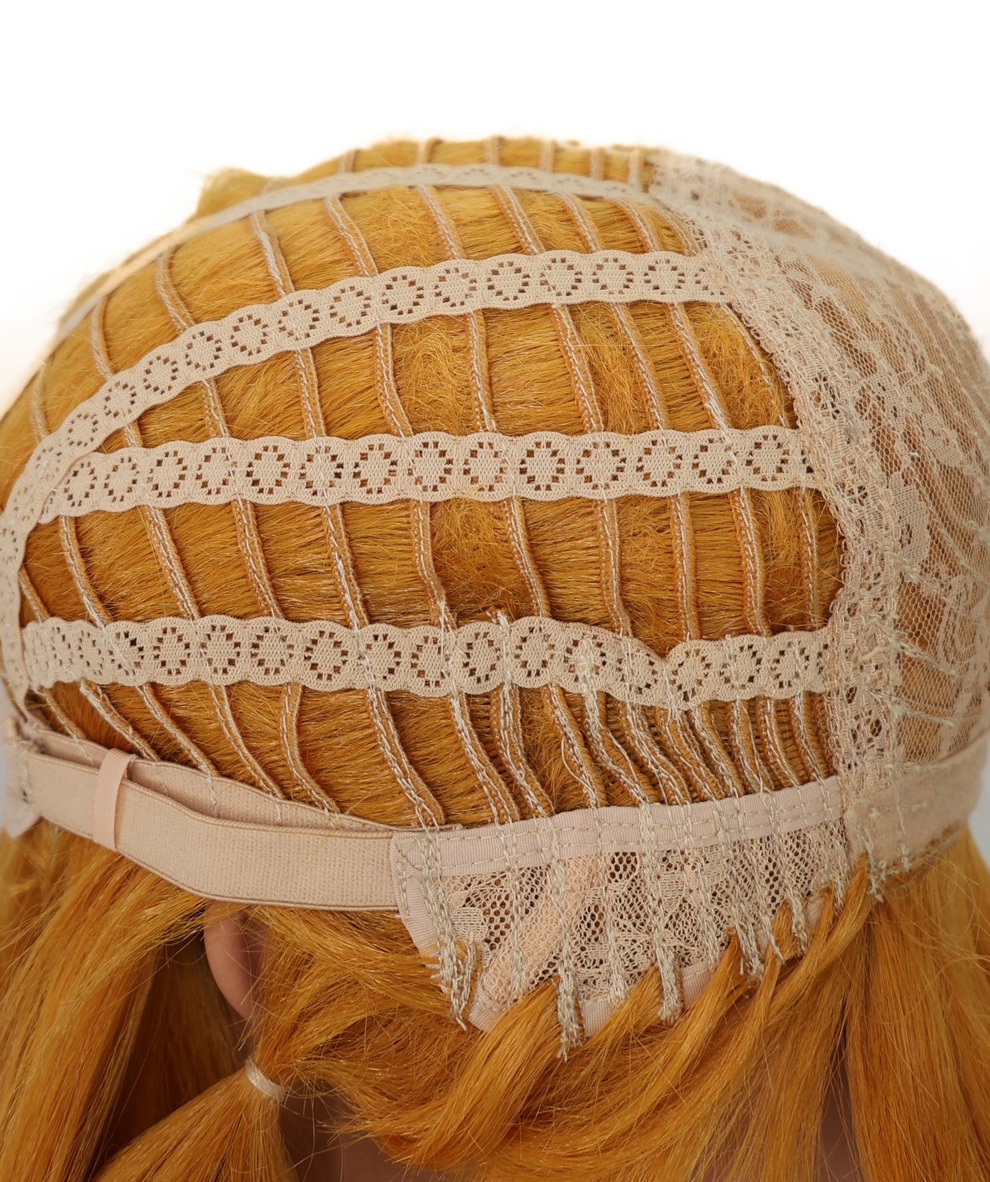 Wigs2you C-174 コスプレウィッグ レディース ゴールデンブラウン ロング 25.5インチ フルウィッグ 耐熱ファイバー ナチュラルカラー アニメ風 ハロウィン 仮装 イベント パーティー