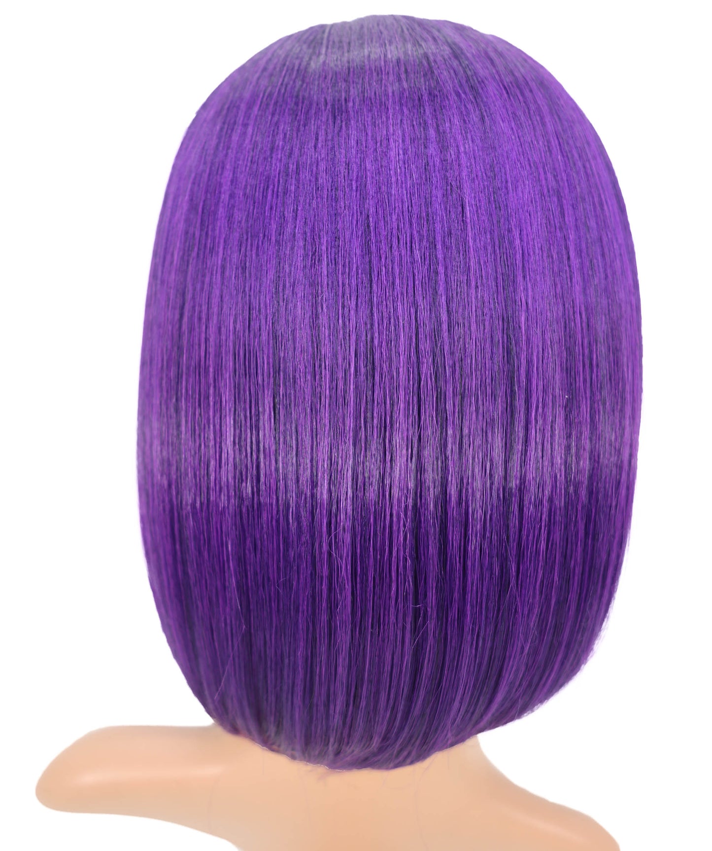Wigs2you C-175 コスプレウィッグ レディース ダークパープル ボブ ストレート 12インチ フルウィッグ 耐熱ファイバー ショートヘア アニメ風 ハロウィン 仮装 イベント パーティー