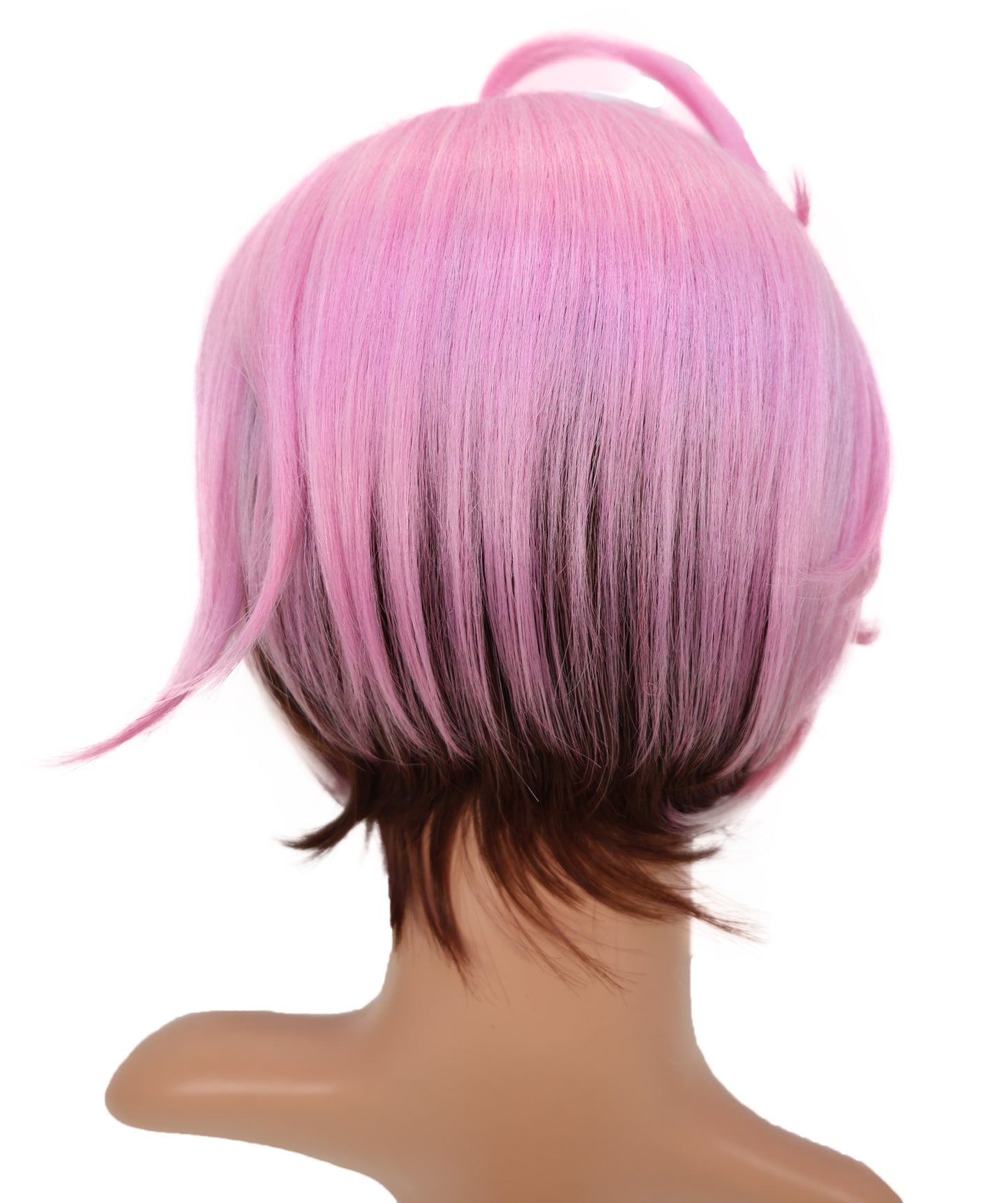 Wigs2you C-180 コスプレウィッグ レディース ピンク ショート レイヤーカット 13インチ 前髪付き フルウィッグ 耐熱ファイバー キャップレス アニメ風 ハロウィン 仮装 舞台 イベント