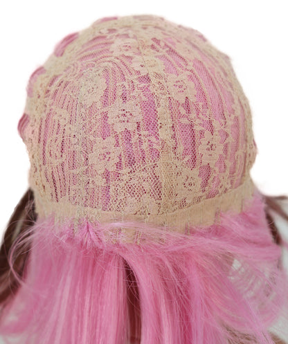Wigs2you C-180 コスプレウィッグ レディース ピンク ショート レイヤーカット 13インチ 前髪付き フルウィッグ 耐熱ファイバー キャップレス アニメ風 ハロウィン 仮装 舞台 イベント