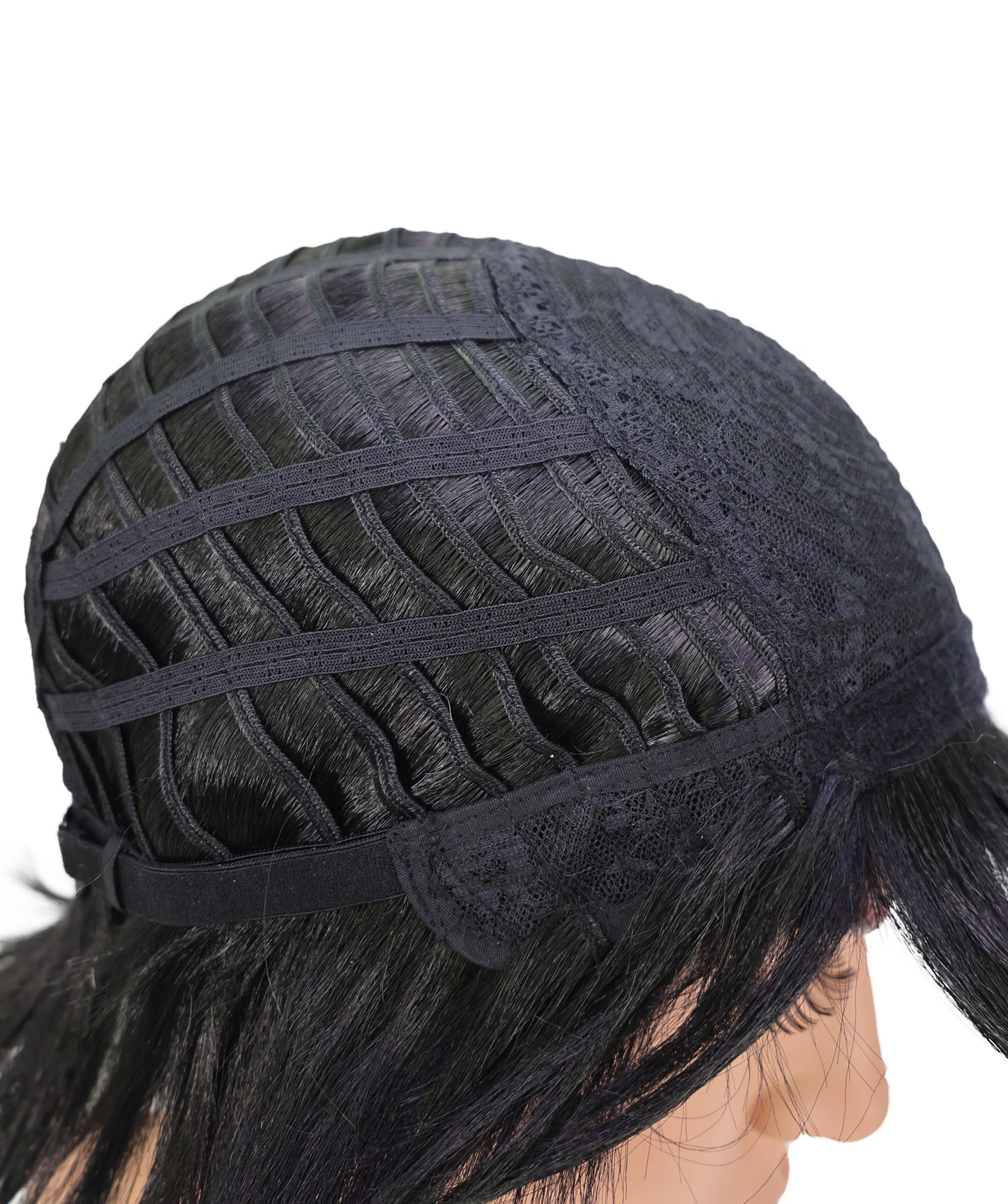 Wigs2you C-181 コスプレウィッグ メンズ レディース ブラック ショート レイヤーカット 11インチ 前髪付き フルウィッグ 耐熱ファイバー キャップレス アニメ風 ハロウィン 仮装 舞台 イベント