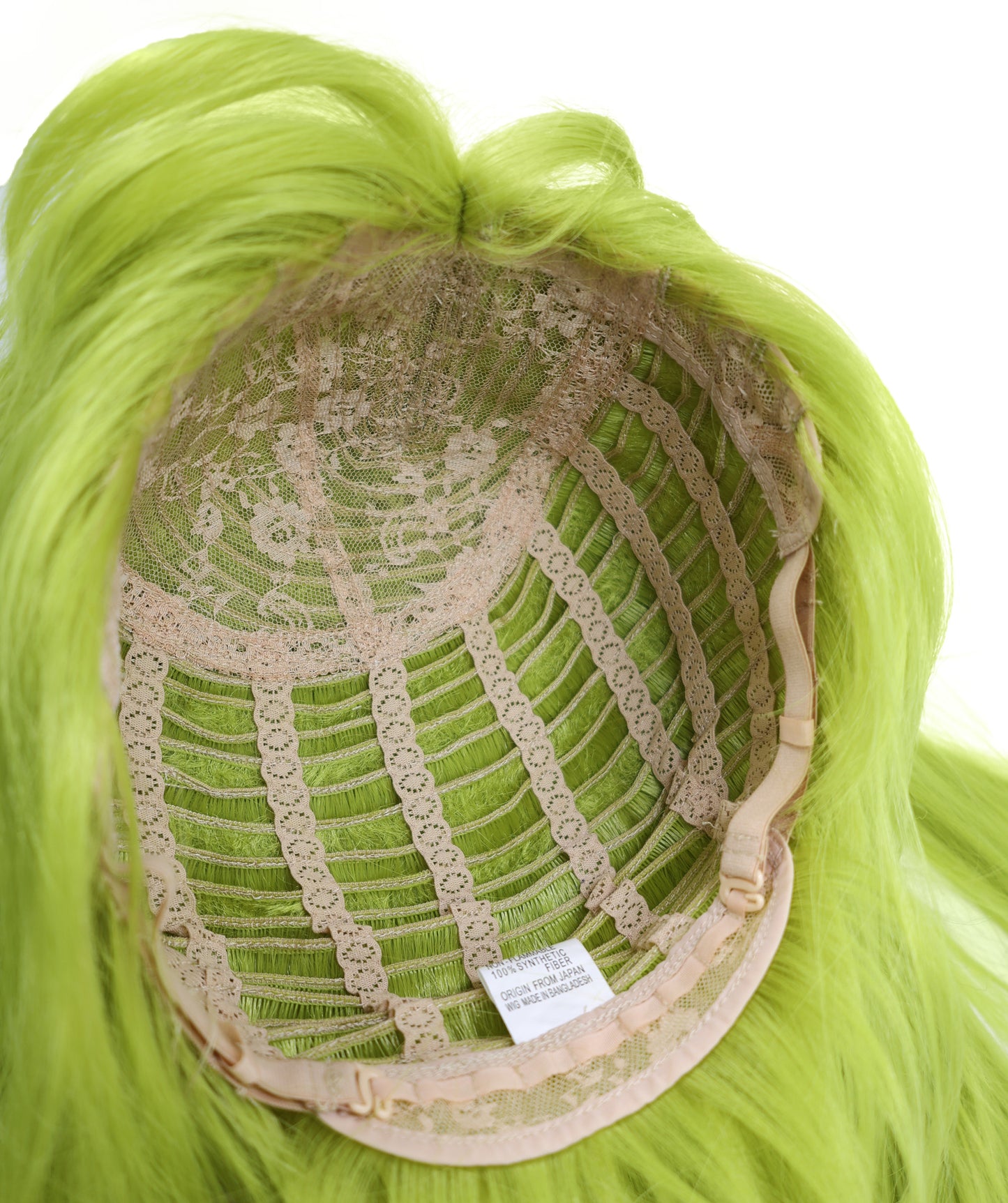 Wigs2you C-182 コスプレウィッグ レディース ライムグリーン ボブ ストレート 13.5インチ 前髪付き フルウィッグ 耐熱ファイバー キャップレス アニメ風 ハロウィン 仮装 舞台 イベント パフォーマンス
