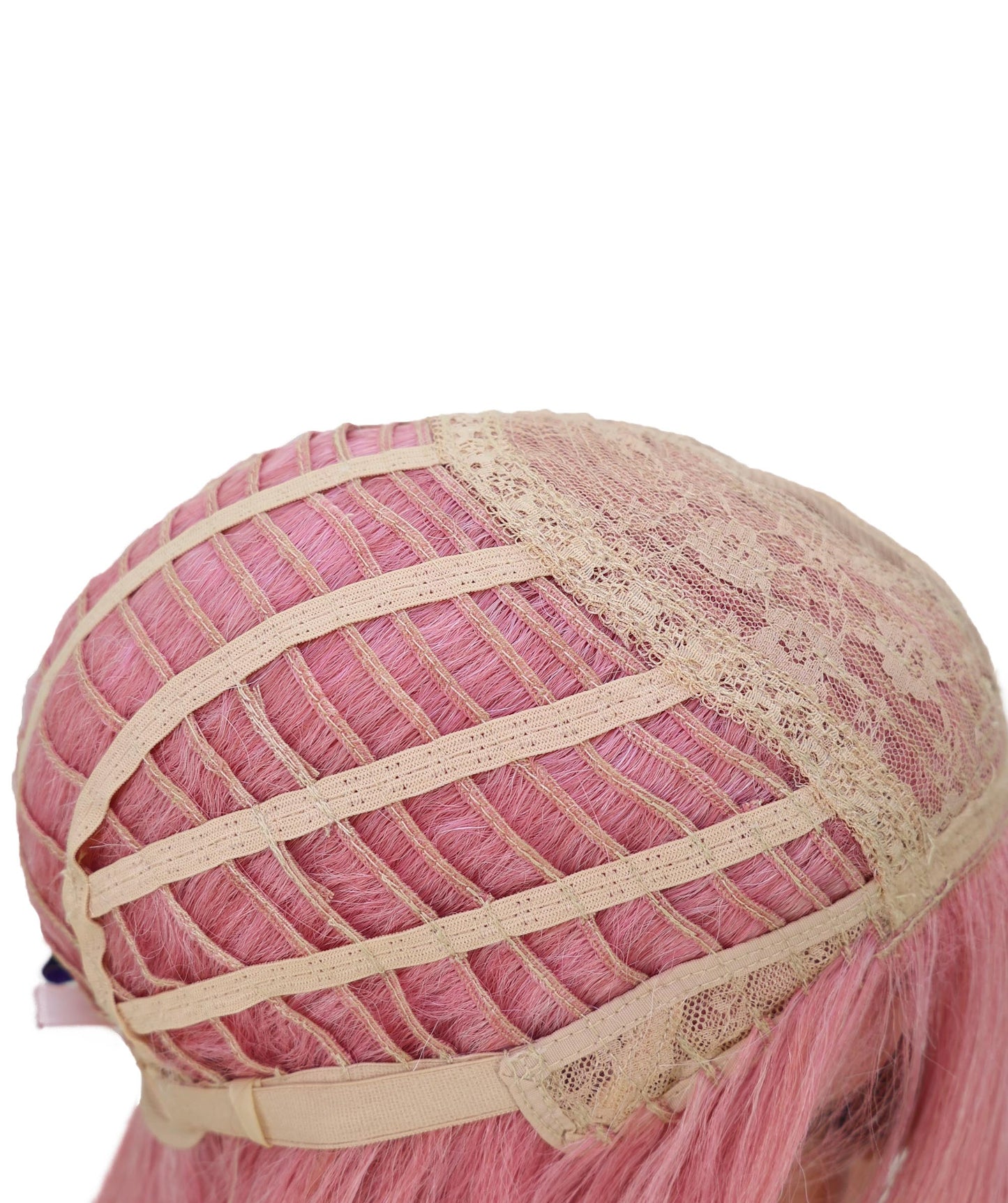 Wigs2you C-184 コスプレウィッグ レディース ピンク ロング ストレート 29インチ フルウィッグ 耐熱・難燃性ファイバー キャップレス ハロウィン 仮装 イベント パーティー