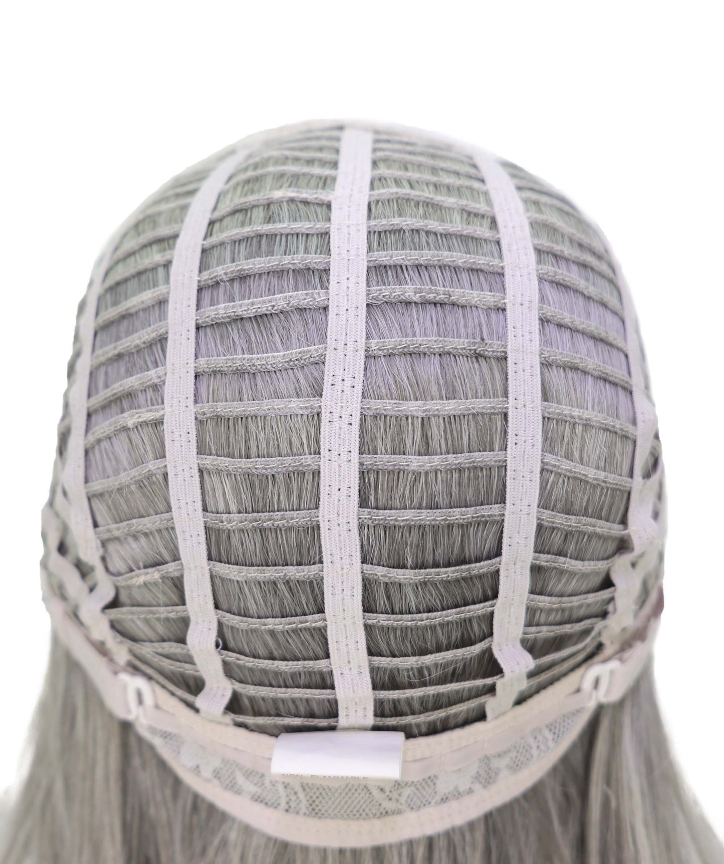 Wigs2you C-188 女性用コスプレウィッグ、グレーとブルー、ロング、ストレート、21インチ、フルウィッグ、耐熱ファイバー、キャップレス、ハロウィン、コスチューム、イベント、パーティーに最適