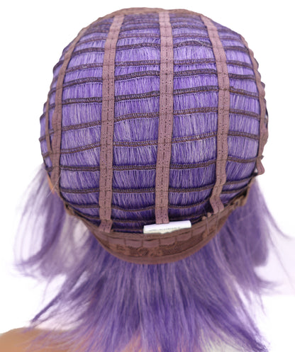 Wigs2you C-190 コスプレウィッグ パープル キャップレス ショート 10.5インチ 耐熱・難燃合成繊維 女性用 コスプ