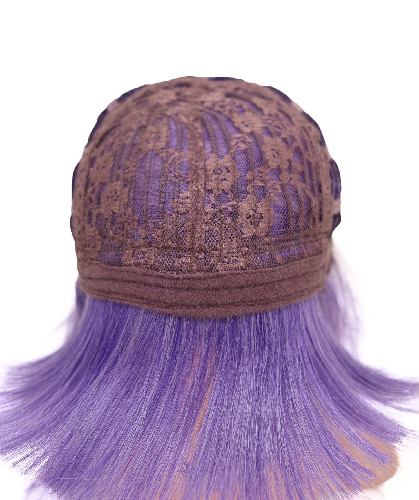 Wigs2you C-190 コスプレウィッグ パープル キャップレス ショート 10.5インチ 耐熱・難燃合成繊維 女性用 コスプ