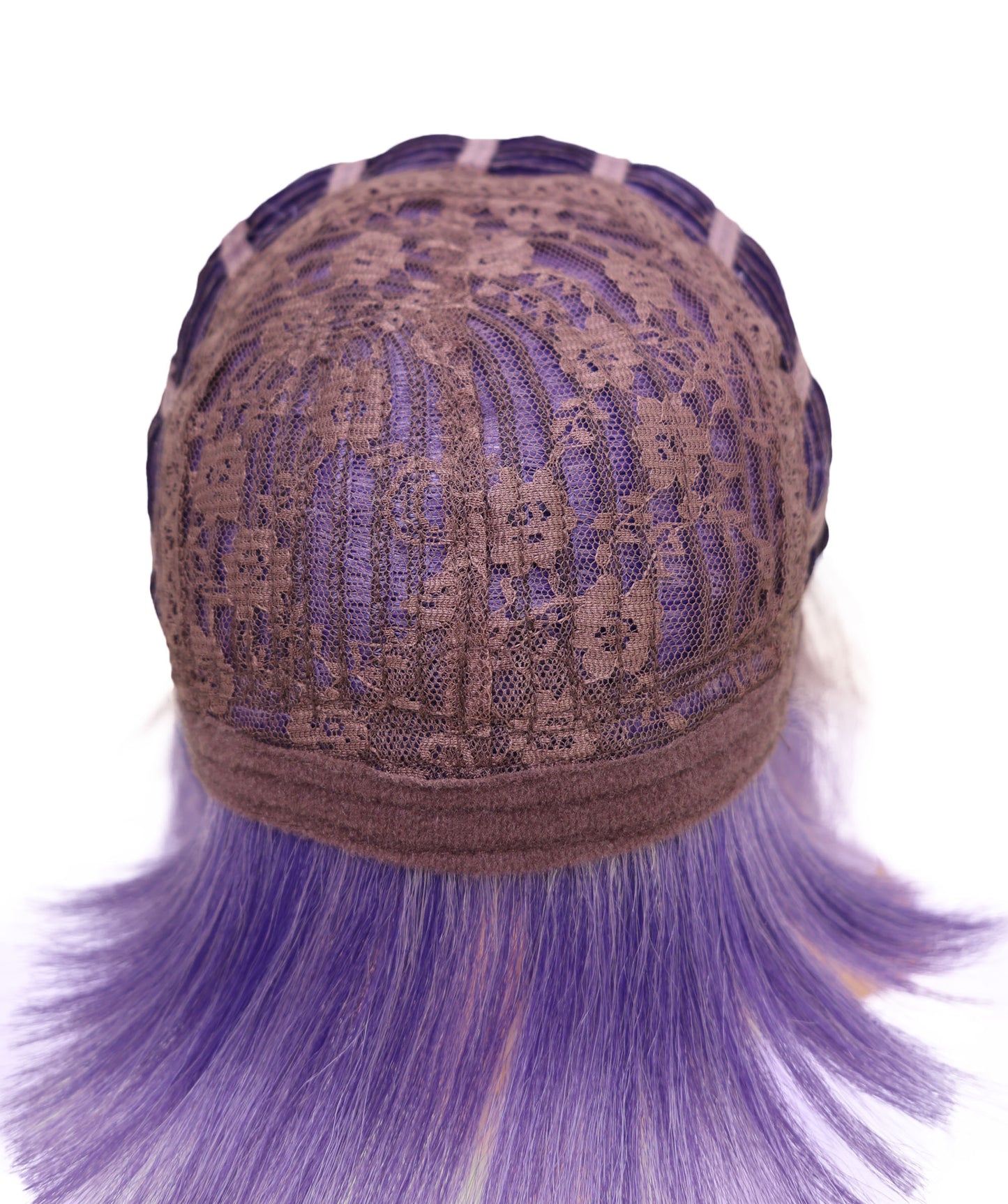 Wigs2you C-190 コスプレウィッグ パープル キャップレス ショート 10.5インチ 耐熱・難燃合成繊維 女性用 コスプ
