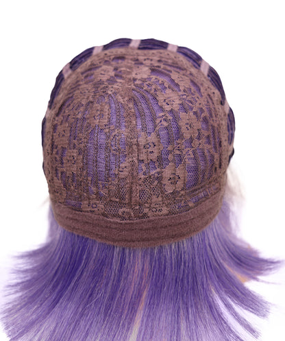 Wigs2you C-190 コスプレウィッグ パープル キャップレス ショート 10.5インチ 耐熱・難燃合成繊維 女性用 コスプ
